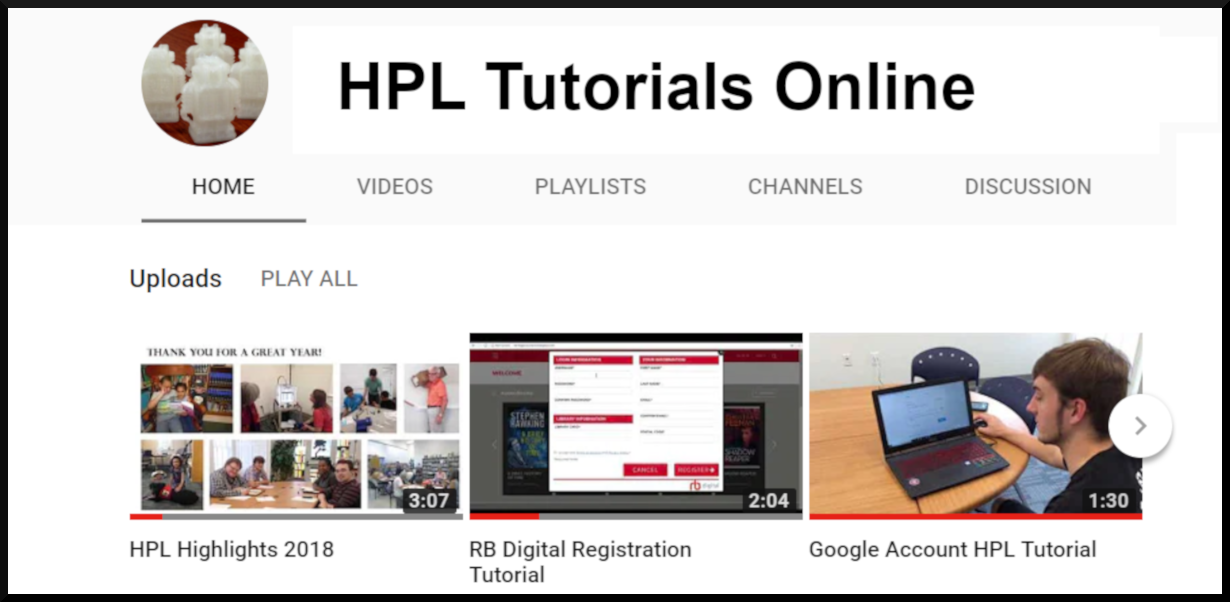 Tutorials | Heritage Public Library
