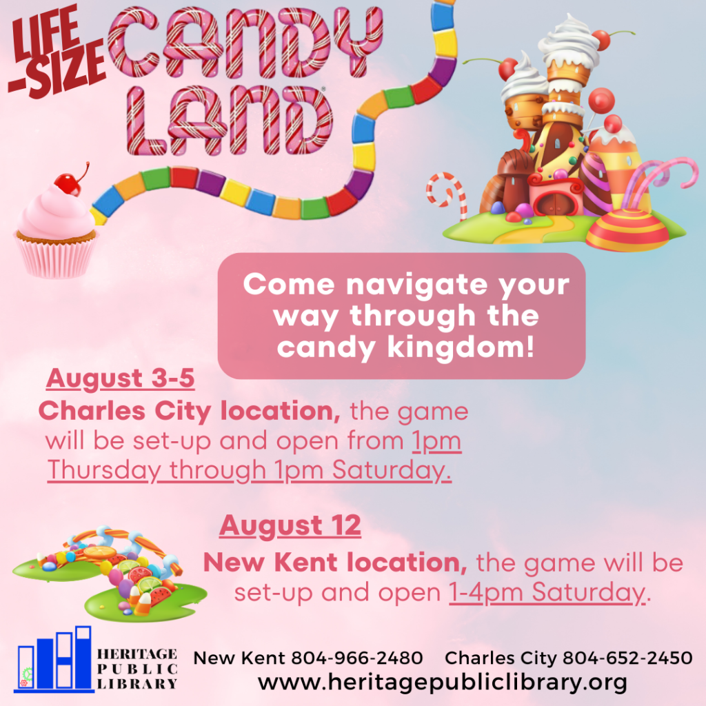 🍭Life Sized Candy Land | Heritage Public Library